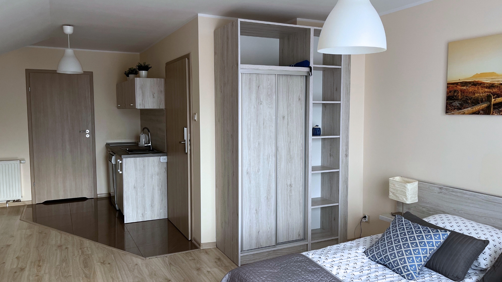 Apartament z balkonem - widok